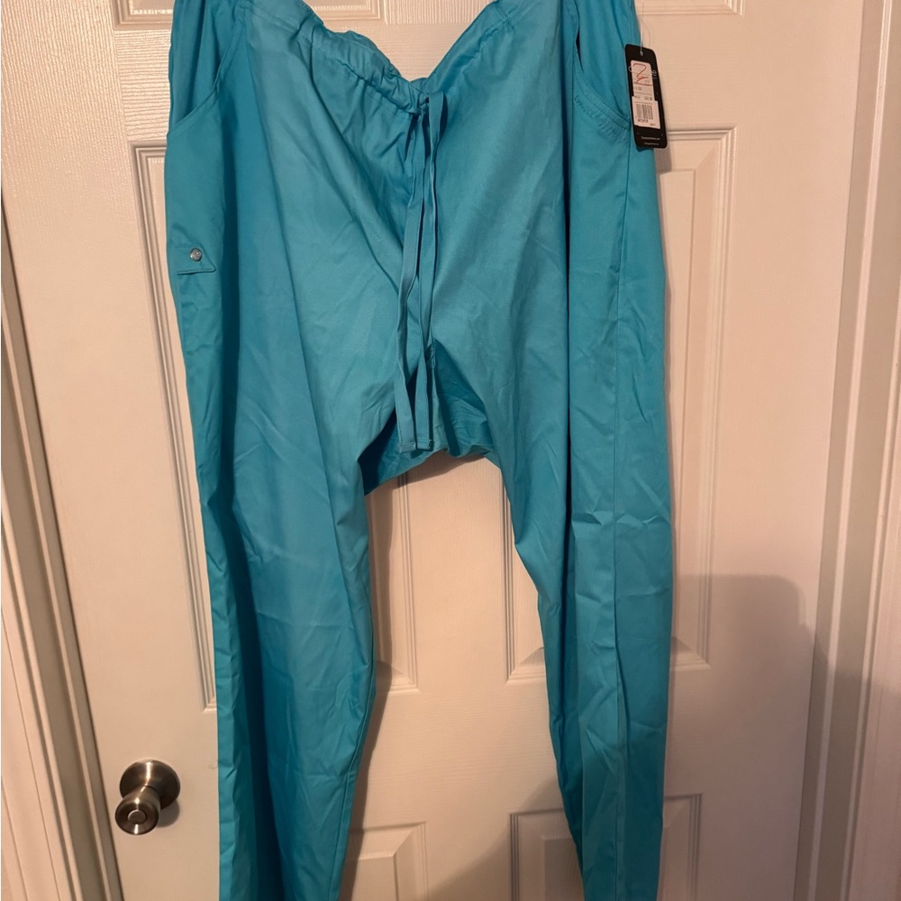 Turquoise Drawstring Pants